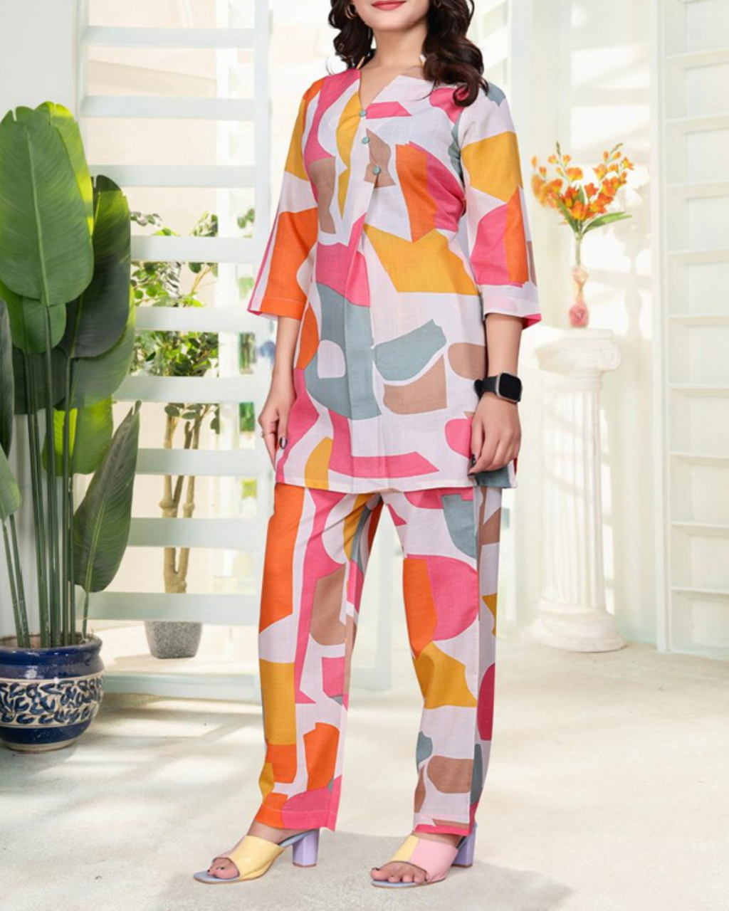 MultiColour Abstract Designer Coordset